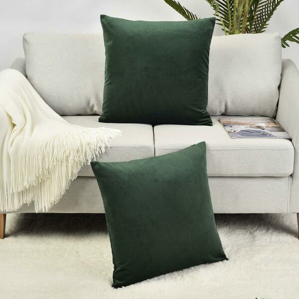 Celery green throw outlet pillows